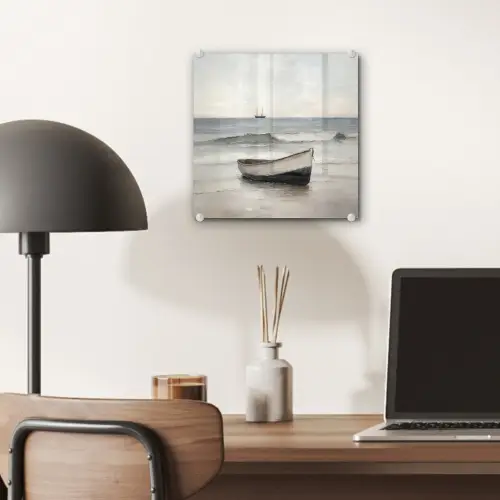 Roeiboot - Zee - Horizon plexiglas 5mm klein -sfeer6