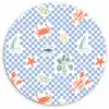 Zee - Sfeer -  Zeilboot - Blauw Wandcirkel plexiglas klein 852 -3d