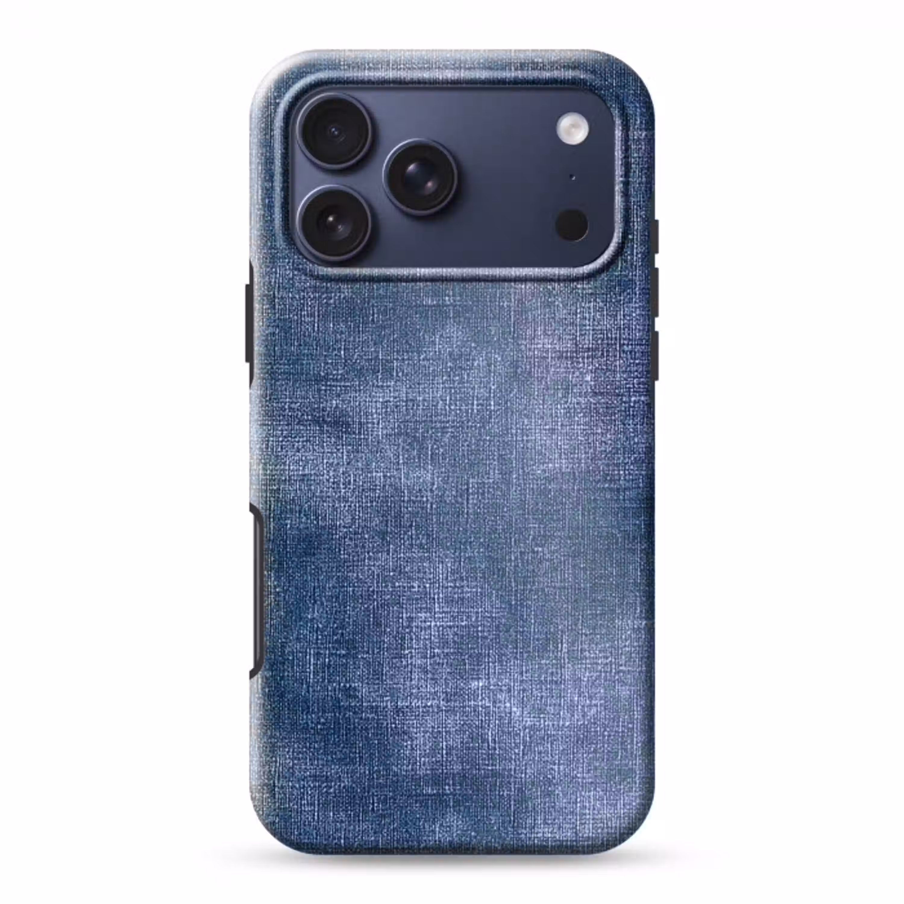 Linnen - Textuur - Patroon - Denim - Rustiek Toughcase MagSafe Apple iPhone 17 Pro Max klein 1019 -3d