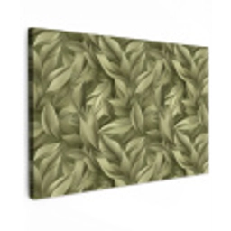Bladeren - Modern - Groen canvas 2cm klein 34 -z3d