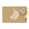 Bananen - Beige - Lijntekening - Minimalistisch Placemat vinyl groot -zzzproduct_Kitchenyeah-website