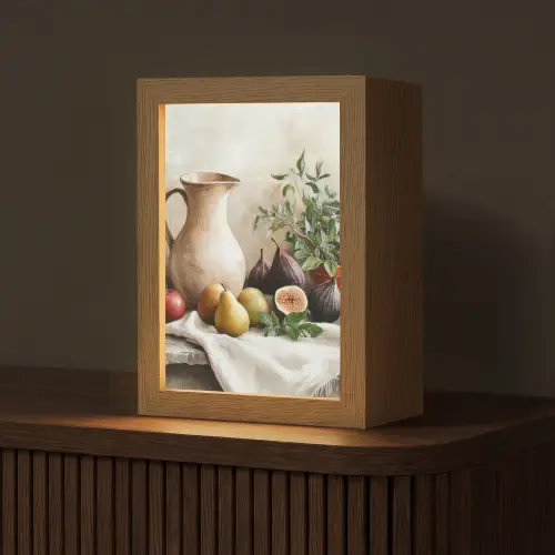 Fruit - Kruiden - Landelijk Light Box met kabel (Tafellamp) klein -z3d_website