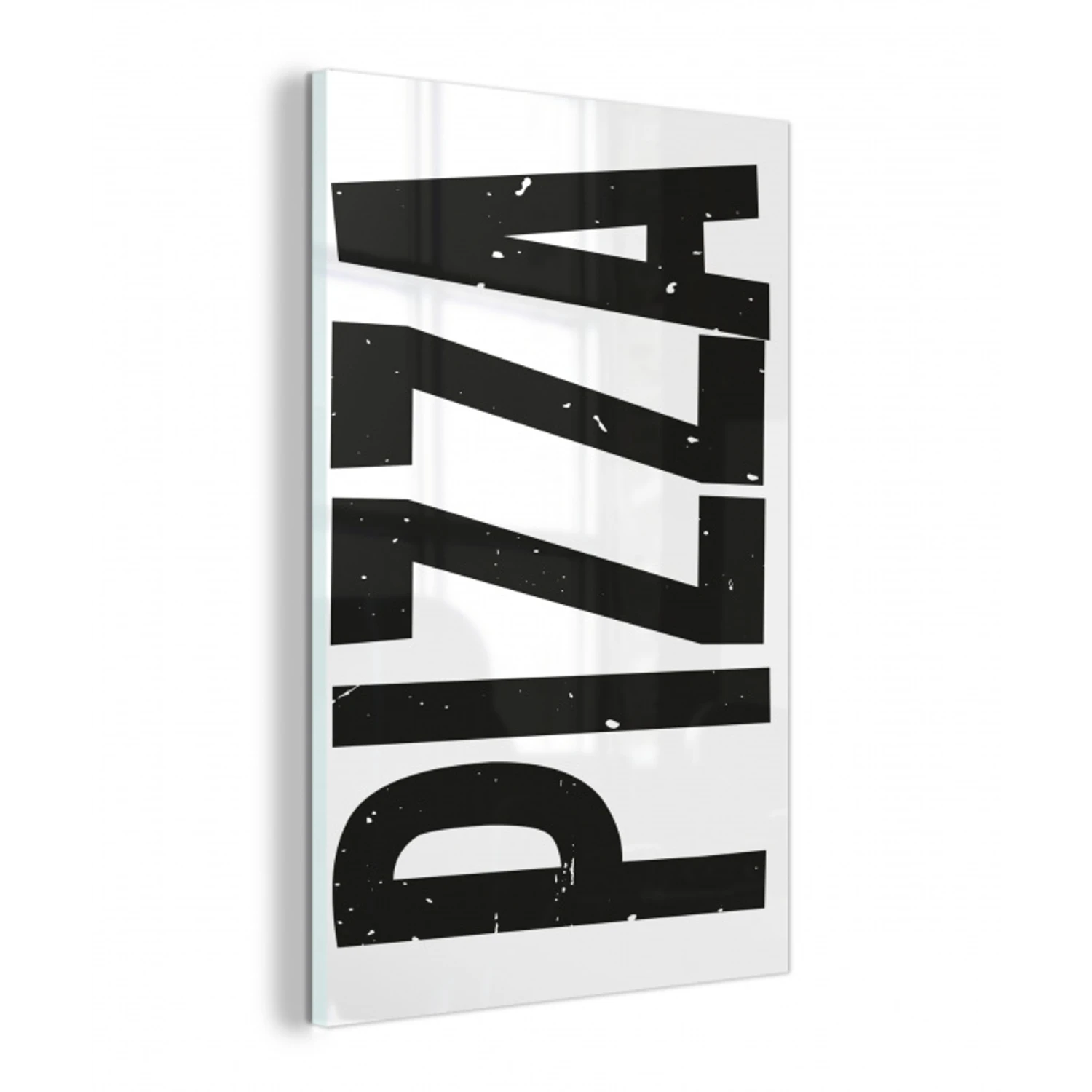 Pizza - Japandi - Decoratie - Vintage plexiglas 5mm klein -z3d