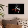Wijn - Vrouw - Neon - Quote canvas 2cm klein -sfeer1