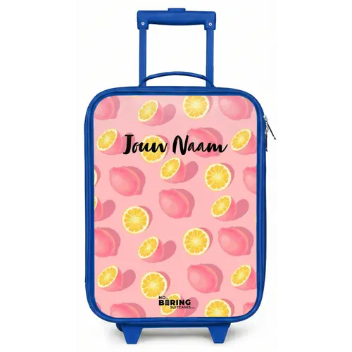 Pink limoncello Kinderkoffer - Blauw klein -zz3dotto