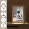 Chihuahua - Hond - Zonnebril - Humoristisch - Zwart - Wit - Spaghetti Light Box met kabel (Tafellamp) klein -USP_NL