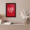 Rood - Hart- Tekst - Valentijn fotolijst zwart zonder passe partout klein -sfeer5