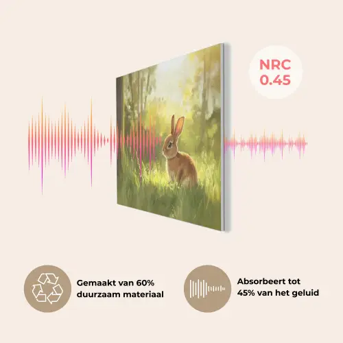 Konijn - Zonlicht - Bos PET vilt klein -USP_NL