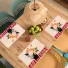 Vaas - Bloemen - Vlinder - Rood Placemat vinyl groot -zzsfeer5_Kitchenyeah-website