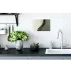 Japandi - Groen - Abstract - Modern Muursticker klein -keuken