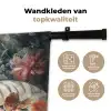 Tijger - Wilde dieren - Bloemen - Jungle Wandkleed katoen klein -sfeer2