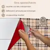Plaid - Patroon - Beige - Zwart keuken achterwand spatscherm klein 900 -spatscherm_NL