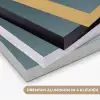 Kristal - Bloemen - Grijs Textielframe zwart klein -USP_kleurenNL