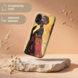 Vrouw - Silhouet - Patronen - Sierlijk Toughcase MagSafe Apple iPhone 17 klein -USP_RandenV_DE