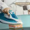 Slagroom - Taart - Blauw - Eten Wandkleed katoen klein -sfeer9