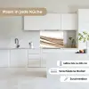 Golven - Abstract - Taupe keuken achterwand 2 middel -sfeer4_DE