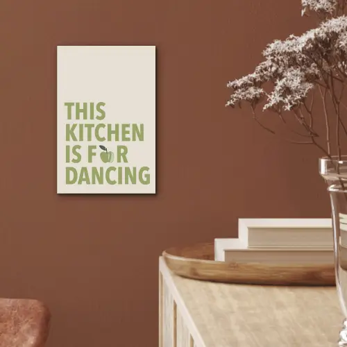 Quote - Appel - Illustratie aluminium wit klein -sfeer4