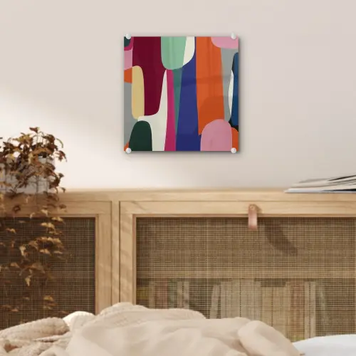 Vormen - Ritmisch - Kleuren - Abstract plexiglas 5mm klein -sfeer4