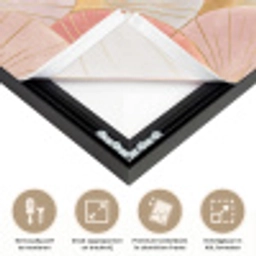 Waaiers - Goud - Roze Textielframe zwart klein 947 -USP_feed_closeupNL