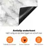 Grijs - Marmer - Gedetailleerd Inductie beschermer vinyl 3mm klein 276 -zzzzzzz-td-onderkant