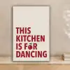 Rood - Quote - Kersen canvas 2cm klein -sfeer1