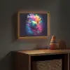Neon - Bal - Kleurrijk Light Box met batterij (Wandlamp kind) middel -sfeer5_kind
