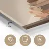 Boeken - Toren - Koffie - Beige plexiglas 5mm klein -sfeer2