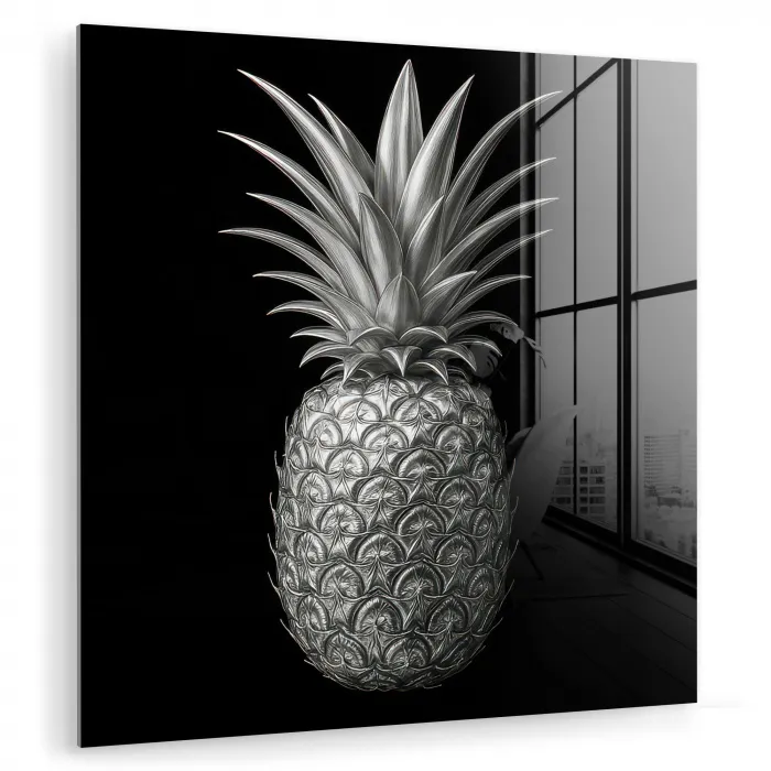 Ananas - Gedetailleerd - Bladeren plexiglas 5mm klein -zzzproduct_nieuw
