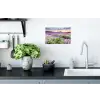 Lavendel - Bloemen - Zonsondergang - Paars - Weide Muursticker klein -keuken