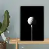 Golfbal - Minimalistisch - Wit canvas 2cm klein -sfeer4