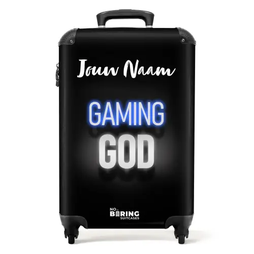 Gaming God NBS - Handbagage koffer - Kinderen Unisex middel -productfoto_recht