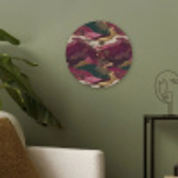 Magisch - Palmbomen - Goud Akoestische PET Vilt - Rond klein 838 -sfeer2