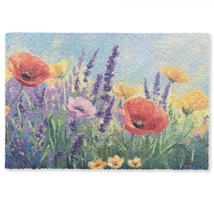 Weide - Bloemen - Kleurrijk Deurmat klein -zkaufland3d