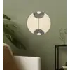 Geometrische bogen - Minimalistisch - Symmetrisch Wandcirkel behangsticker klein -sfeer2
