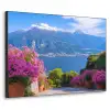 Lake Como - Italië - Landschap Textielframe - compleet frame klein -3d