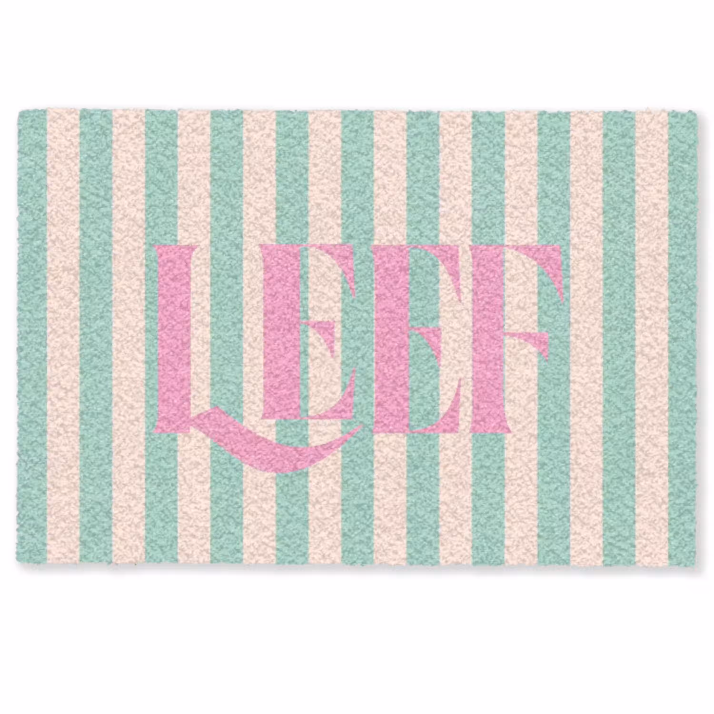 Roze - Groen - Strepen - Leef Deurmat klein -zkaufland3d