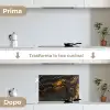 Marmer - Kalk - Zwart - Goud - Marmerlook - Luxe keuken achterwand spatscherm klein -voor_na_IT