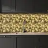 Modern - Cirkel - Goud keuken achterwand 2 middel 871 -sfeer1