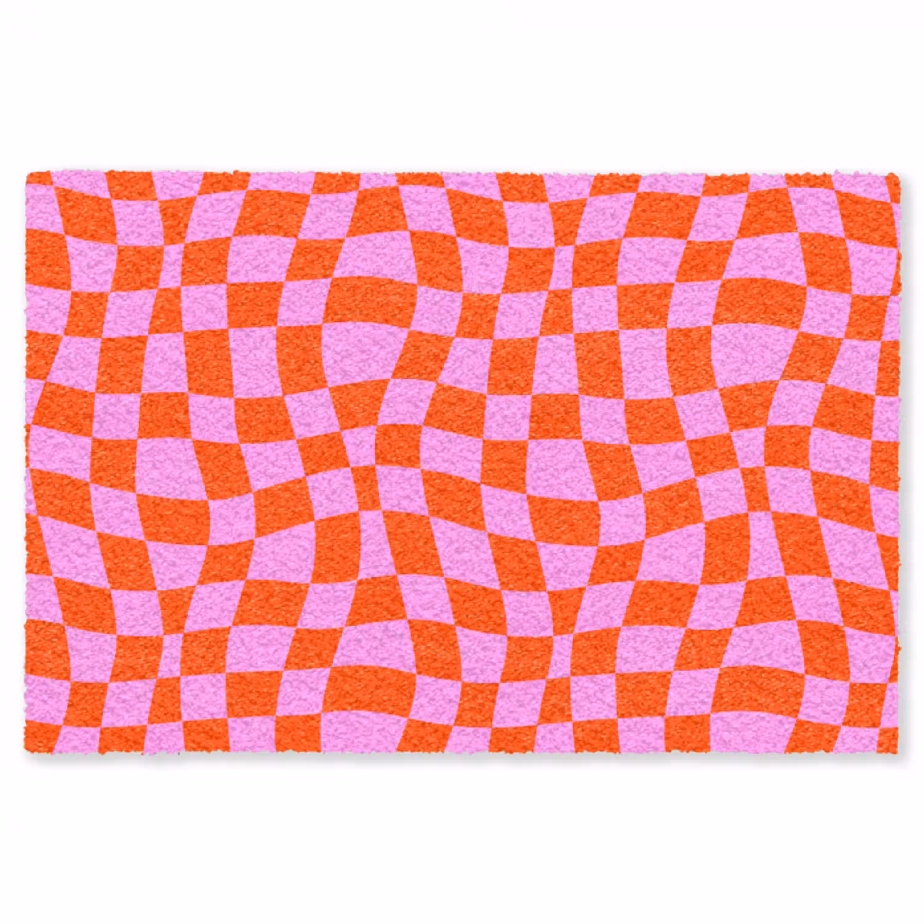 Blokken - Roze - Rood - Patroon Vloerkleed Rechthoek klein 1091 -3d