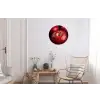Rood - Appels - Fruit Wandcirkel aluminium klein -woonkamer