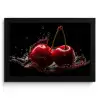 Kersen - Rood - Fruit - Water - Zwart KitchenYeah - Keuken - Fotolijst klein -3d