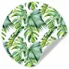 Bohemian - Bladeren - Bloemen - Tropisch Wandcirkel behangsticker klein -3d