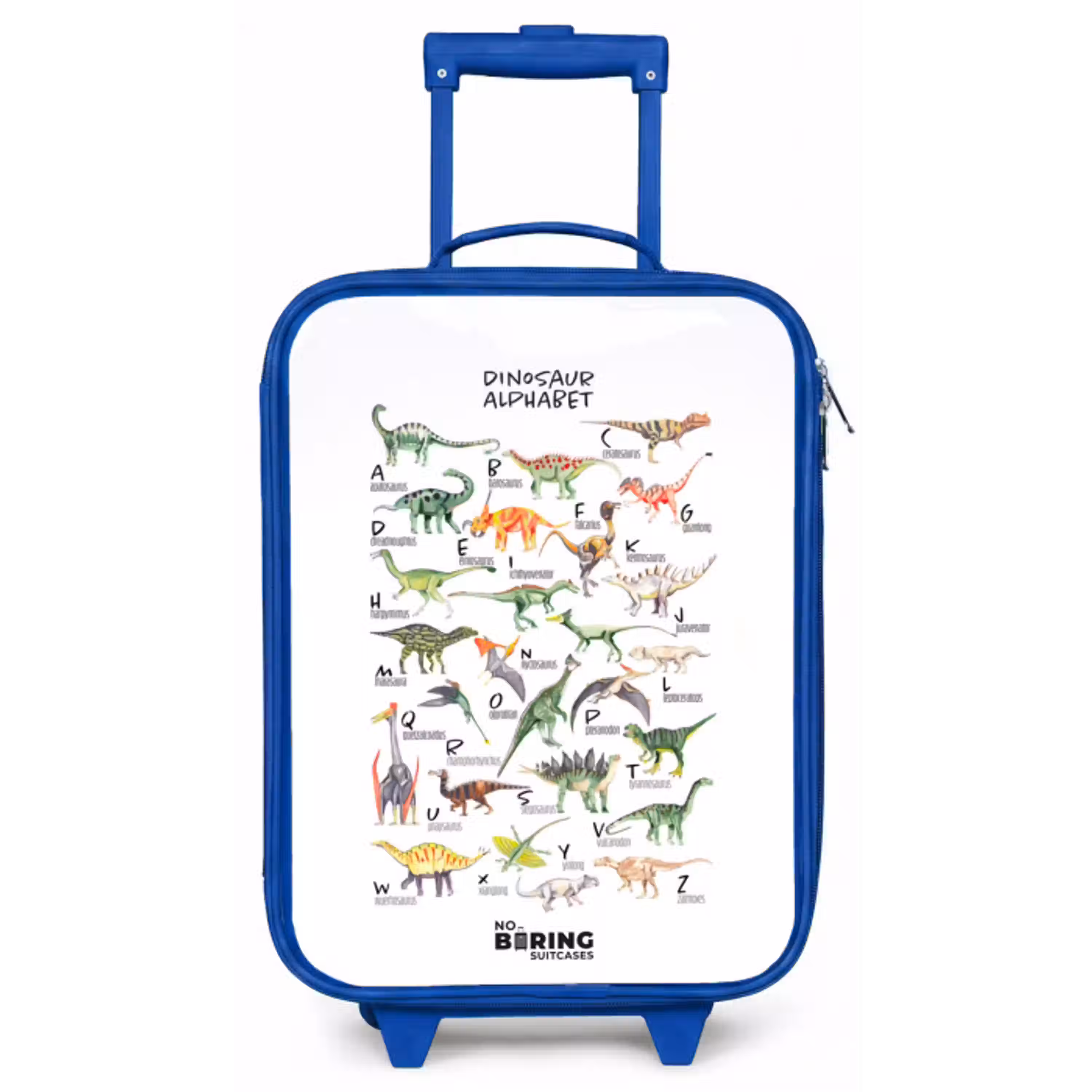 Alfabet van dino's Kinderkoffer - Blauw klein -zz3dotto