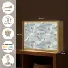 Wolken - Kraanvogels - Blauw Light Box met batterij (Wandlamp) middel 907 -USP_websiteoverzichtNL