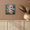 Bloemen - Roze - Glasmozaïek plexiglas 5mm klein -sfeer5