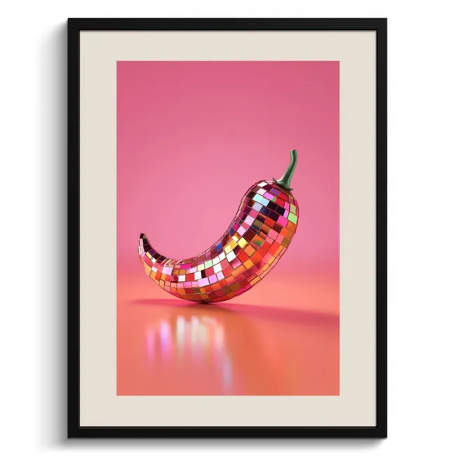 Cadre photo - Disco - Poivre - Rose