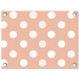 Klassiek - Polka - Perzik tuinposter los doek klein 239 -3d