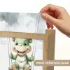 Draak - Baby dier - Kinderen Light Box met kabel (Kinderlampje) klein -USP_websiteprintNL