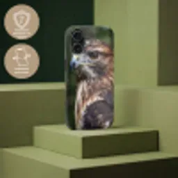 Buizerd - Roofvogel - Natuur - Bruin Toughcase MagSafe Apple iPhone 17 klein -USP_PrintM_FR