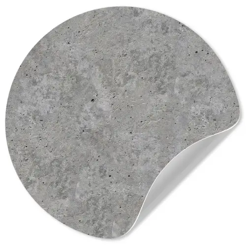 Patroon - Cement - Beton Wandcirkel behangsticker klein 186 -3d